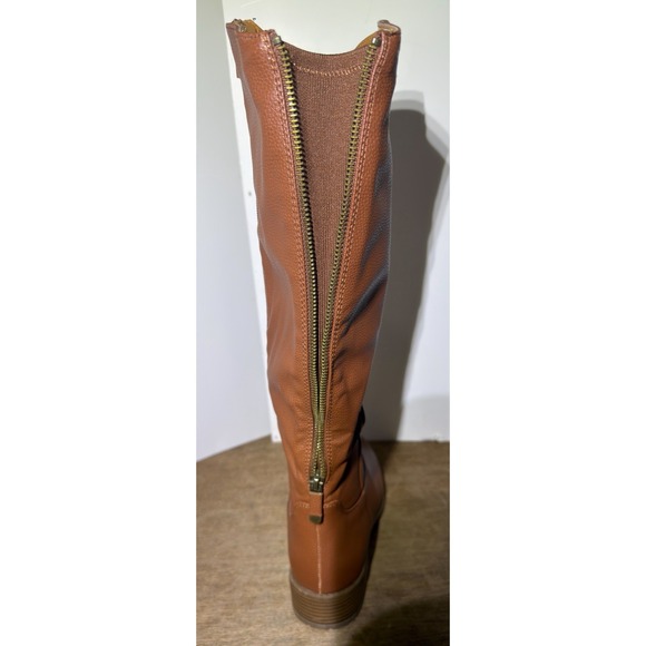 Women's Style & Co. Graciee - Size 7 1/2M - Knee-High Tall Riding Boots - Brown - Picture 7 of 10